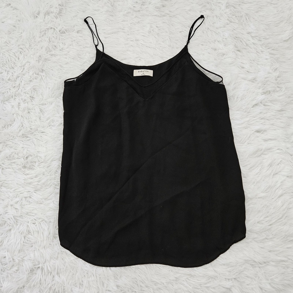 Babaton Women's Black Spaghetti Strap Tank Top.‎ Size XS